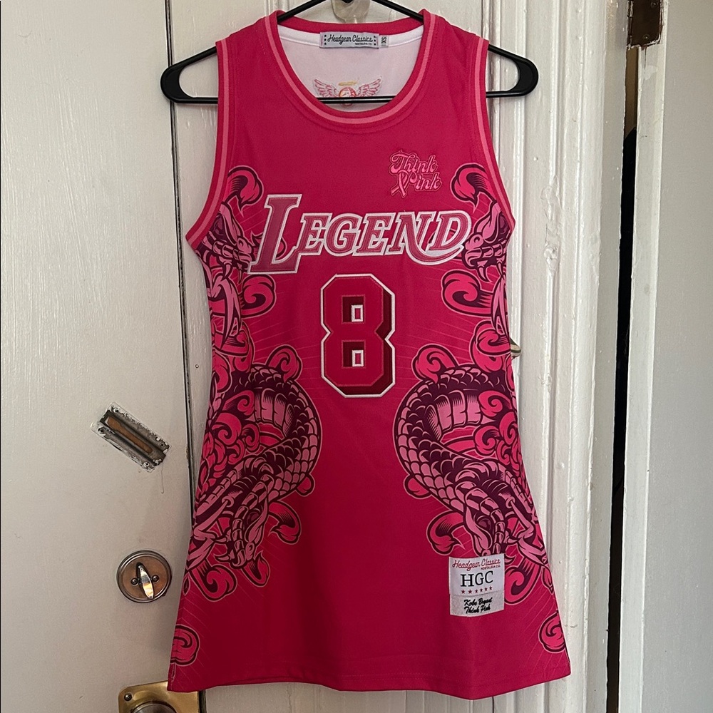 NWOT Pink Legend Graphic Tank Dress XS